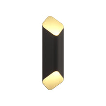 Load image into Gallery viewer, Ako LED Wall Light in Matt Black/Gold (16.54-Inch).