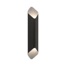 Load image into Gallery viewer, Ako LED Wall Light in Matt Black/Silver (23.62-Inch).
