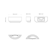 Load image into Gallery viewer, Amalfi Wall Light - line drawing.