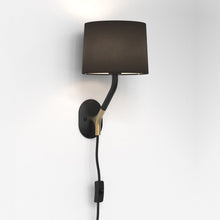Load image into Gallery viewer, Arbor Plug-In Wall Light in Detail.