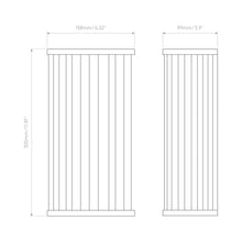 Load image into Gallery viewer, Avignon Square Wall Light - line drawing.