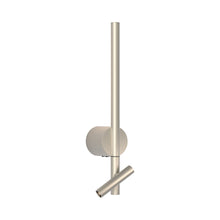Load image into Gallery viewer, Baton Reader LED Wall Light in Matt Nickel (Cord Set).