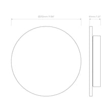 Load image into Gallery viewer, Eclipse LED Wall Light - line drawing.