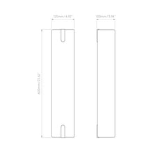 Load image into Gallery viewer, Elba Wall Light - line drawing.