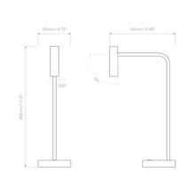 Load image into Gallery viewer, Enna LED Desk Lamp - line drawing.