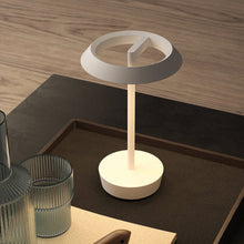 Load image into Gallery viewer, Halo LED Portable Table Lamp in living room.