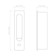 Load image into Gallery viewer, Keta LED Reading Wall Light - line drawing.