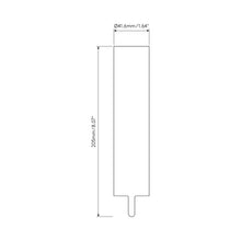 Load image into Gallery viewer, Leda Round Shade - line drawing.