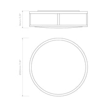 Load image into Gallery viewer, Mashiko Round Flush Mount Ceiling Light