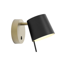 Load image into Gallery viewer, Miura LED Wall Light in Matt Gold/Matt Black.