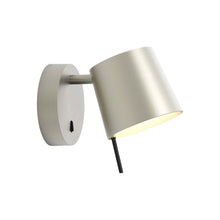 Load image into Gallery viewer, Miura LED Wall Light in Matt Nickel/Matt Nickel.