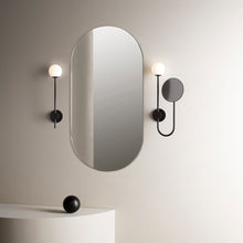 Load image into Gallery viewer, Orb Bath Wall Light in bathroom.