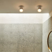 Load image into Gallery viewer, Ottawa LED Flush Mount Ceiling Light in bathroom.