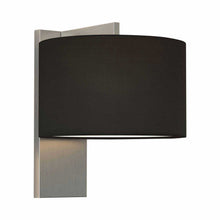 Load image into Gallery viewer, Ravello Wall Light in Matt Nickel/Black (Drum).