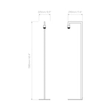 Load image into Gallery viewer, Ravello Wall Light - line drawing.