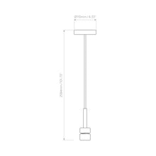 Load image into Gallery viewer, Tacoma Pendant Light - line drawing.
