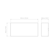Load image into Gallery viewer, Velo LED Wall Light - line drawing.