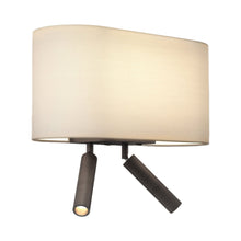 Load image into Gallery viewer, Venn Reader Twin Wall Light in Bronze.