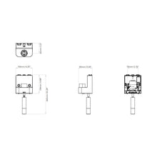 Load image into Gallery viewer, Venn Reader Wall Light - line drawing.