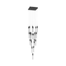 Load image into Gallery viewer, The Original Glacier Snow Pendant Light in Black (25-Light).