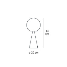 Load image into Gallery viewer, Bilia Table Lamp - line drawing.