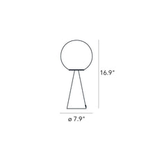 Load image into Gallery viewer, Bilia Table Lamp - line drawing.