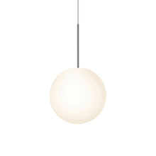 Load image into Gallery viewer, Bola Sphere LED Pendant Light in Gunmental (16-Inch).