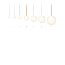 Load image into Gallery viewer, Bola Sphere LED Pendant Light in Detail.