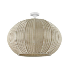 Load image into Gallery viewer, Garota Outdoor Flush Mount Ceiling Light in Detail.