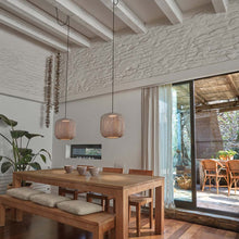 Load image into Gallery viewer, Nans Outdoor LED Pendant Light in dining room.