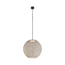 Load image into Gallery viewer, Nans Outdoor Sphere LED Pendant Light in Brown (Medium)