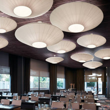 Load image into Gallery viewer, Siam Semi Flush Mount Ceiling Light in restaurant.
