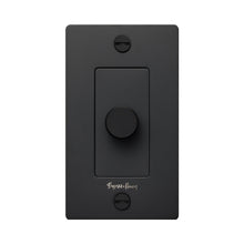 Load image into Gallery viewer, 1G Dimmer Switch in Black (Logo).