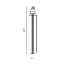 Load image into Gallery viewer, Buster Tube Medium Base 120V LED Bulb - line drawing.