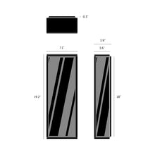 Load image into Gallery viewer, Caged Outdoor Wall Light - line drawing.