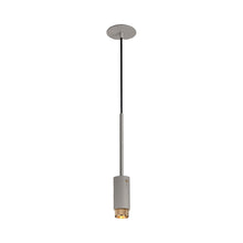 Load image into Gallery viewer, Exhaust Pendant Light in Stone/Brass (Cross).