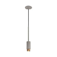 Load image into Gallery viewer, Exhaust Pendant Light in Stone/Brass (Linear).