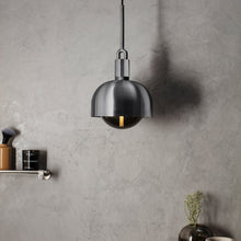 Load image into Gallery viewer, Forked Shade Globe Pendant Light in living room.
