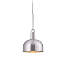 Load image into Gallery viewer, Forked Shade Pendant Light in Steel (Medium).
