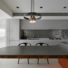 Load image into Gallery viewer, Hero Light Chandelier in living room.