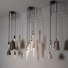 Load image into Gallery viewer, Hooked Mix Multi Light Pendant Light in Detail.