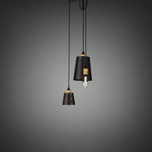 Load image into Gallery viewer, Hooked Mix Multi Light Pendant Light in Detail.