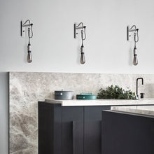 Load image into Gallery viewer, Hooked Nude Wall Light in kitchen.
