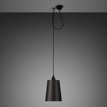 Load image into Gallery viewer, Hooked Pendant Light in Graphite/Smoked Bronze (Large).