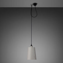 Load image into Gallery viewer, Hooked Pendant Light in Stone/Steel (Large).