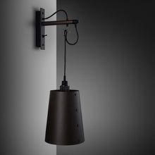 Load image into Gallery viewer, Hooked Wall Light in Graphite/Smoked Bronze (Large).