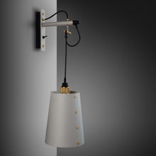 Load image into Gallery viewer, Hooked Wall Light in Stone/Brass (Large).