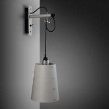Load image into Gallery viewer, Hooked Wall Light in Stone/Steel (Large).