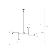 Load image into Gallery viewer, Cafe Chandelier - line drawing.