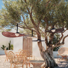 Load image into Gallery viewer, Bloom Outdoor LED Pendant Light in Outside Area.